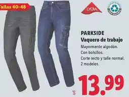 Lidl Parkside - vaquero de trabajo oferta