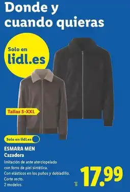 Lidl Esmara men - cazadora oferta