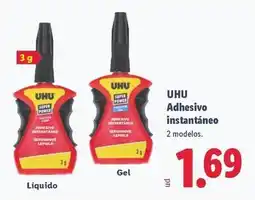 Lidl Uhu - adhesivos instantaneo oferta