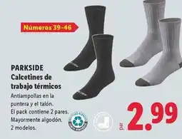 Lidl Parkside - calcetines de trabajo termicos oferta