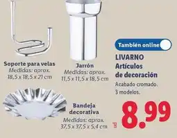Lidl Livarno - artículos de decoración oferta