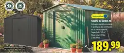 Lidl Caseta de jardin xl oferta