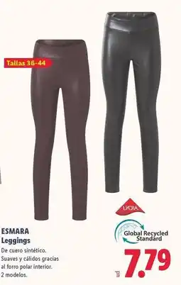Lidl Esmara - leggings oferta