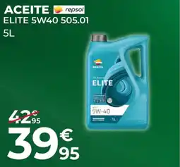 Feu Vert repsol aceite elite 5w40 oferta
