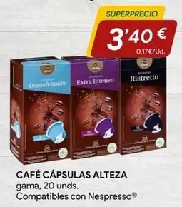 Minymas Café Cápsulas Alteza oferta