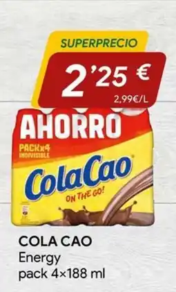 Minymas Cola Cao Energy oferta