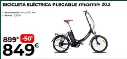 Feu Vert moma bicicleta eléctrica plegable 20.2 oferta