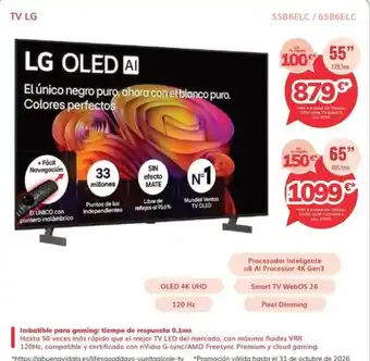 Lg oled ai 55b6elc