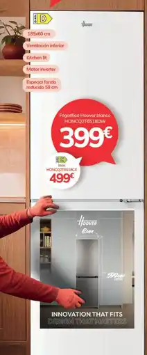 Mi electro Hoover frigorífico blanco HONCQ2T6S18DW oferta