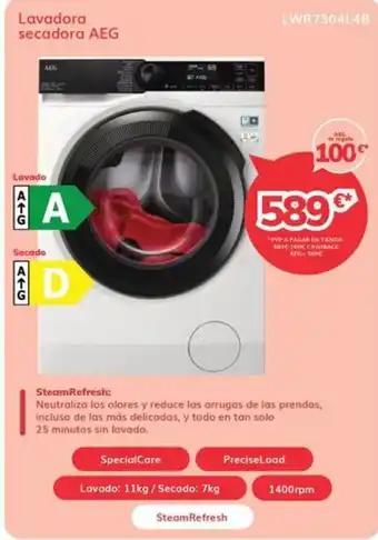AEG lavadora secadora
