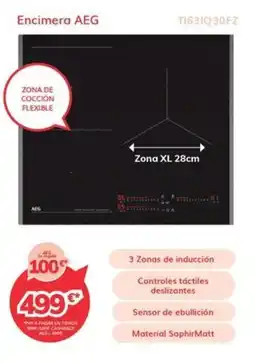 Mi electro Encimera AEG TI631Q30FZ oferta