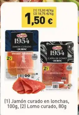 Hiperber Elpozo 1954 jamón curado -duroc oferta