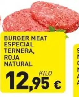 Hiperber Burger meat especial ternera, roja natural oferta