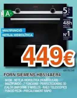 Expert Forn Siemens HB514AER4 oferta