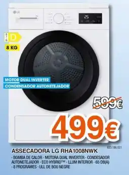 Expert Assecadora lg rha1008nwk oferta