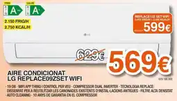 Expert lg aire condicionat lg replace09zset wifi oferta