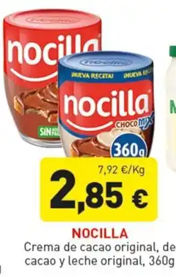 Hiperber Nocilla Crema de cacao original, de cacao y leche original oferta