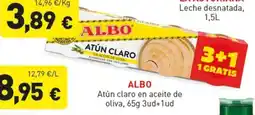 Hiperber Albo atún claro en aceite de oliva oferta