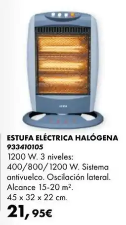 Coinfer HTM estufa eléctrica halógena oferta