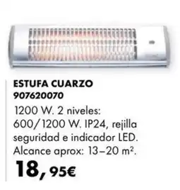 Coinfer Estufa cuarzo 907620070 oferta