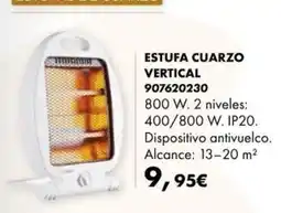 Coinfer Estufa cuarzo vertical 907620230 oferta