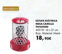 Coinfer Estufa eléctrica mesa camilla oferta