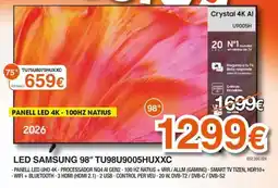 Expert Samsung led samsung 98" tu98u9005huxxc oferta