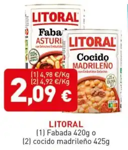 Hiperber Litoral fabada cocido madrileño oferta