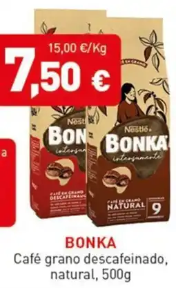 Hiperber Bonka café grano descafeinado natural oferta