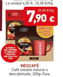 Hiperber Nescafé café soluble natural o descafeinado oferta