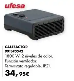 Coinfer ufesa calefactor oferta