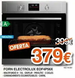 Expert Electrolux forn eof4p56x oferta