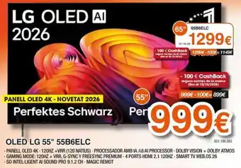 Lg oled ai 55" 55b6elc