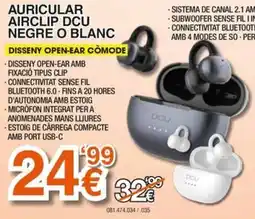 Expert Auricular Airclip DCU Negre O Blanc oferta