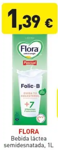 Hiperber Flora bebida láctea semidesnatada oferta