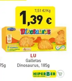 Hiperber Artiach Galletas Dinosaurus oferta
