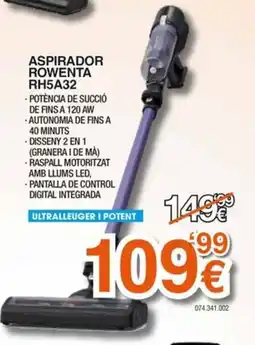 Expert Rowenta aspirador rh5a32 oferta