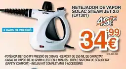 Expert Solac netejador de vapor steam jet 2.0 oferta