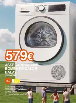Expert Balay assecadora amb bomba de calor 3SB090BE oferta