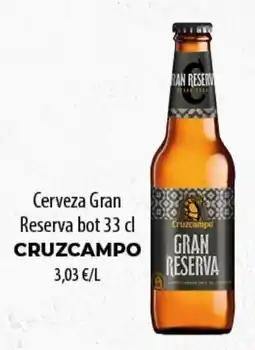 SPAR Lanzarote Cruzcampo Gran Reserva oferta