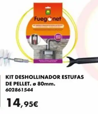 Kit deshollinador estufas de pellet