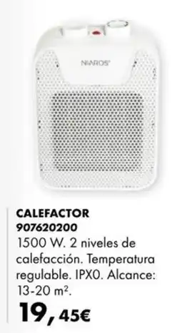 Coinfer Niarcos calefactor oferta