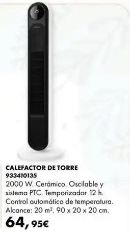 Coinfer calefactor de torre oferta