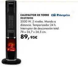 Coinfer Orbegozo calefactor de torre oferta