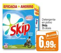 Unide Market Skip detergente en polvo oferta