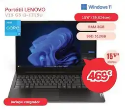 Mi electro Lenovo portátil V15 G5 I3-1315U oferta