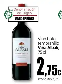 Unide Market Viña Albali vino tinto tempranillo oferta