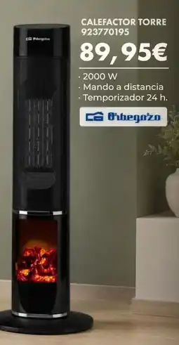 Coinfer Bibegoza calefactor torre oferta