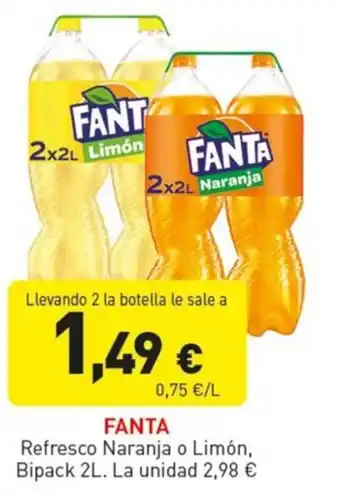 Fanta Refresco Naranja o Limón