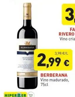 Hiperber Berberana vino madurado oferta